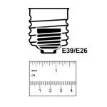 Feit Electric 300-Watt Equivalent Corn Cob E26 with E39 Mogul Adapter High Lumen HID Utility LED Light Bulb Daylight (5000K) (1-Pack) (C4000/5K/LEDG2/HDRP)