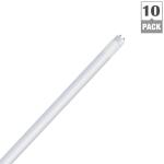 Feit Electric 4 ft. 15-W G13 Type AB T8 Plug and Play Or T8/T12 Ballast Bypass Linear LED Tube Light Bulb, Cool White 4000K 10-Pack (T4815/840/AB/LED10RP)
