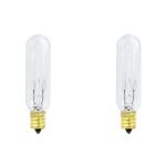 Feit Electric 15-Watt Soft White (2700K) T6 Dimmable 145V Candelabra E12 Base Incandescent Light Bulb 2-Pack (BP15T6/2-145/HDRP)