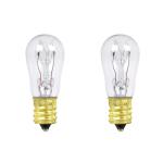 Feit Electric 6-Watt Soft White (2700K) S6 Candelabra E12 Base Dimmable Incandescent Light Bulb 2-Pack (BP6S6/HDRP)