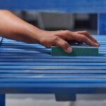 Gator Edge Protect 3 in. x 5 in. x 1 in. 80-Grit Angled Medium Sanding Sponge (783408)