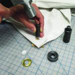 General Tools Brass Grommet Fastening Kit with Case, Includes (6) 3/8 in. and (6) 1/2 in. Grommets