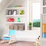 Globe Electric 6.6 in. Rechargeable Chick Multi-Color Changing Integrated LED Silicone Touch Activated Night Light Lamp, White (13943)