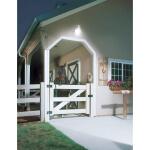 HALO AL 65-Watt Equivalent Integrated LED Metallic Dusk to Dawn Area Light, 4000K (AL6501LED)