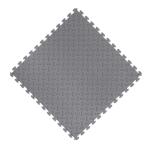 Husky Gray 18 x 18 x 2.1 Thick PVC Exercise/Gym Flooring Tiles (6 Tiles/Case) (13.95 sq. ft.) (HDTRP6DG)
