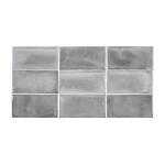 Jeffrey Court Gris Rustico 3 in. x 6 in. Glossy Textured Ceramic Wall Tile (5.38 sq. ft. /Case) (96640)