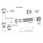SnappyTrap Universal Drain Kit for Bathroom Sinks (DK-105)