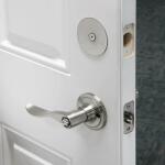 Prime-Line Door Hole Cover Plate, 2-5/8 in. Diameter, Finished in Gray Primer (U 9515)