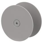 Prime-Line Door Hole Cover Plate, 2-5/8 in. Diameter, Finished in Gray Primer (U 9515)