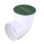 NDS 8 in. Plastic Round Drainage Grate in Green (20)