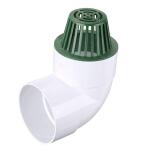 NDS 6 in. Plastic Round Atrium Drainage Grate in Green (80)