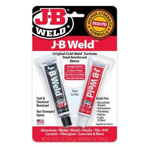 J-B Weld Two 1 oz. Twin Tube Cold Weld Epoxy (8265-s)
