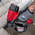 Grip-Rite 1-1/4 in. x 0.120-Gauge 15° Smooth Shank Electrogalvanized Wire Collated Coil Roofing Nails 7,200 per Box (GRCR3DGAL)