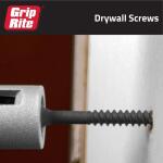 Grip-Rite #6 x 1-1/4 in. #2 Phillips Bugle Head Fine Thread Drywall Screws 1 lb. Box (114DWS1)
