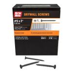 Grip-Rite #6 x 2 in. #2 Phillips Bugle Head Coarse Thread Drywall Screws 5 lb. Box (2CDWS5)