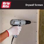Grip-Rite #8 x 3 in. #2 Phillips Bugle Head Coarse Thread Drywall Screws 5 lb. Box (3CDWS5)