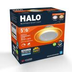 HALO 5/6 in. 10.9-Watt RL Night Light Recessed LED Retrofit Module, 1000-Lumens, Selectable CCT, D2W (RLNL56109FSD2W1EWH)