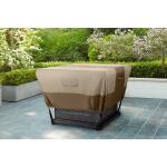 Hampton Bay 35.25 in. L x 35.25 in. W x 18 in. H Beige Patio Square Fire Pit Cover (HB210115)