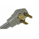 HDX 6 ft. 30 Amp 10/3 3-Prong Dryer Power Cord, Gray (627833)