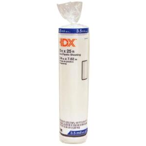 HDX 10 ft. x 25 ft. Clear 3.5 mil Plastic Sheeting (RSHD3510-25C)