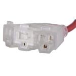 Husky 50 ft. 14/3 Medium Duty 13-Amps Indoor Extension Cord Reel with Multiple Outlet Triple Tap End, Black (LTS-XP001)