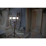 Husky 10,000 Lumen Three-Head Hybrid LED Work Light with Rechargeable Battery (7903801012)