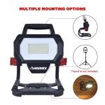 Husky 6,000 Lumen Hybrid LED Work Light with Rechargeable Battery (7903802012)