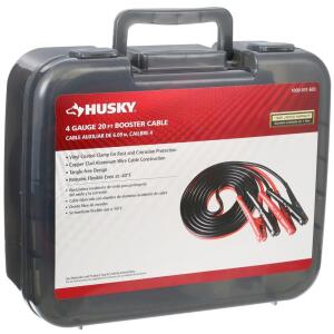Husky 20 ft. 4-Gauge UL Booster Cable (0160420-UL1)