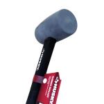 Husky 24 oz. Gray Rubber Mallet with 14 in. Fiberglass Handle (RMG-24F-HUSKY)
