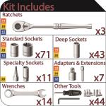 Husky Mechanics Tool Set (194-Piece) (H194MTS)