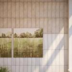 Jeffrey Court Cambric Ivory 4 in. x 16 in. Textured Subway Ceramic Wall Tile (0.430 Sq. Ft./Each) (13132)