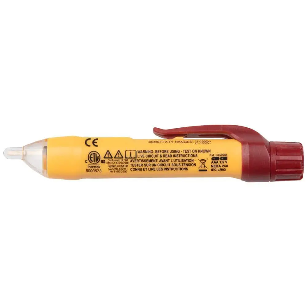 Klein Tools Digital Dual Range Non Contact Voltage Tester, 12-1000V AC (NCVT-2PR)
