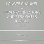 Legrand Wiremold CordMate Cord Cover Coupling, Cord Hider for Home or Office, Holds 1 Cable, White (2 Pack) - C19