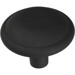 Liberty Domed Top 1-3/16 in. (31 mm) Modern Matte Black Round Cabinet Knob (P11775C-FB-C0)
