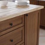 Liberty Domed Top 1-3/16 in. (31 mm) Modern Matte Black Round Cabinet Knob (P11775C-FB-C0)