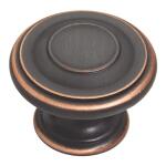 Liberty Harmon 1-3/8 in. (35 mm) Classic Bronze with Copper Highlights Round Cabinet Knob (P22669C-VBC-C0)