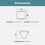 Liberty Step Edge 1-1/4 in. (32 mm) Classic Matte Black Cabinet Knob (P38493C-FB-CP0)