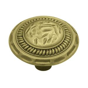 Liberty Sundial 1-3/8 in. (35 mm) Classic Antique Brass Round Cabinet Knob (P775A0H-AB-C0)