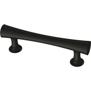 Liberty Drum 3 in. (76 mm) Modern Matte Black Cabinet Drawer Pull (P33754C-FB-CP0)