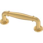 Liberty Classic Elegance 3 in. (76 mm) Classic Modern Gold Cabinet Drawer Bar Pull (P38471C-117-CP0)