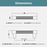 Liberty Fluted 3 in. (76 mm) Satin Nickel Cabinet Drawer Bar Pull (P48655C-SN-C0)