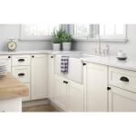 Liberty Cup Dual Mount 2-1/2 or 3 in. (64/76 mm) Classic Matte Black Cabinet Drawer Cup Pull (PN1053C-FB-CP0)