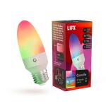LIFX 25-Watt Equivalent B10 Smart Wi-Fi E26 LED Light Bulb Works w/ Alexa/Hey Google/Apple Home/Matter Multi-Color, 1-Pack (LFX/ETF)