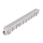 NDS Pro Series 3 in. x 40 in. Plastic Channel Drain Kit with Grate (764)