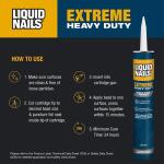Liquid Nails Extreme Heavy Duty 10 oz. White Interior and Exterior Construction Adhesive (LN 907)