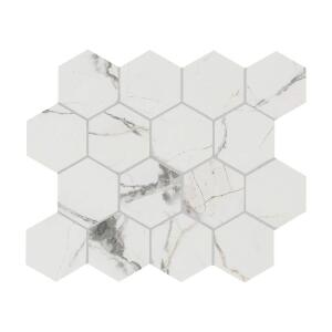 MSI Lockson Mix 11 in. x 13 in Matte Porcelain Mesh-Mounted Mosaic Floor and Wall Tile (0.86 sq. ft./Each) (NHDLOCKMIX3X3HX)