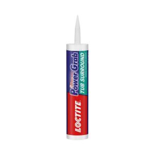 Loctite Power Grab Tub Surrounds Instant Grab 9 oz. Latex Construction Adhesive White Cartridge (each) (2546759)