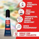 Loctite Super Glue 0.07 oz. Liquid Clear 2 Pack Tubes (each) (1399963)