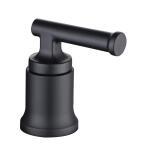 Glacier Bay Oswell 4 in. Centerset 2-Handle High-Arc Bathroom Faucet in Matte Black (HD67083W-6010H )