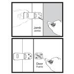 Everbilt 4-1/2 in. Zinc-Plated Adjustable Staple Safety Hasp (15124)